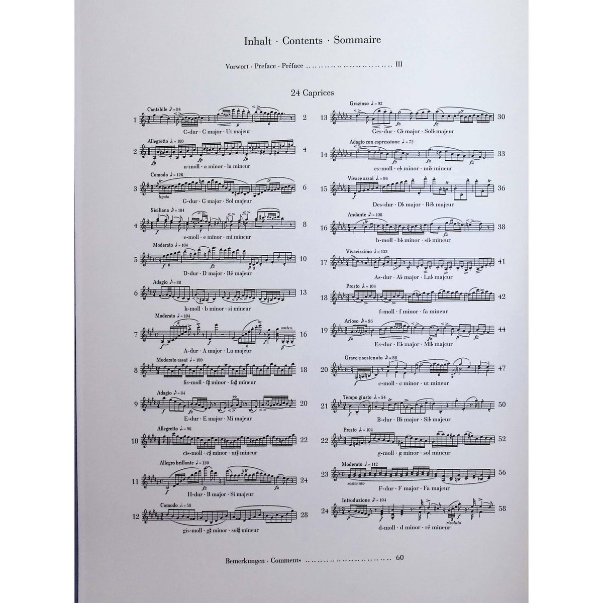 Rode, Pierre - 24 Caprices for Violin Solo - Edited by Gertsch - G. Henle Verlag