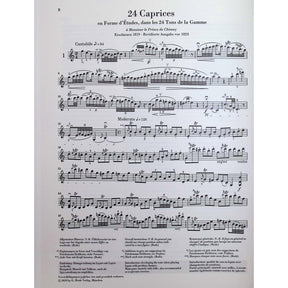 Rode, Pierre - 24 Caprices for Violin Solo - Edited by Gertsch - G. Henle Verlag