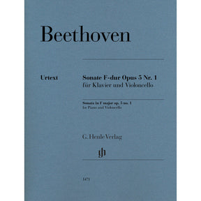 Beethoven, van Ludwig - Sonata in F major op. 1 for Piano and Violoncello - Edited by Dufner - G. Henle Verlag