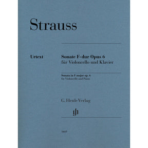 Strauss, Richard - Romance in F major for Violoncello and Orchestra Piano Reduction - Edited by Jost - G. Henle Verlag
