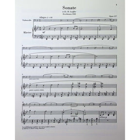 Faure, Gabriel - Sonata no. 2 in g minor op. 117 for Violoncello and Piano - Edited by Kolb - G. Henle Verlag