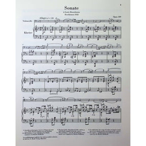 Faure, Gabriel - Sonata no. 1 in d minor op. 109 for Violoncello and Piano - Edited by Kolb - G. Henle Verlag
