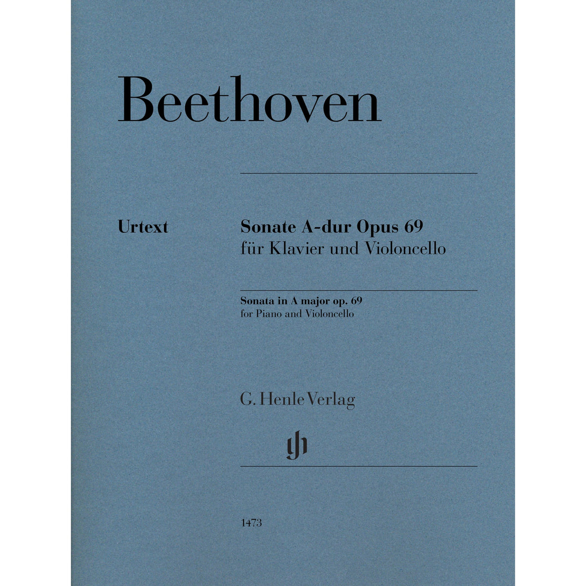 Beethoven, van Ludwig - Sonata in A major op. 69 for Piano and Violoncello - Edited by Dufner - G. Henle Verlag