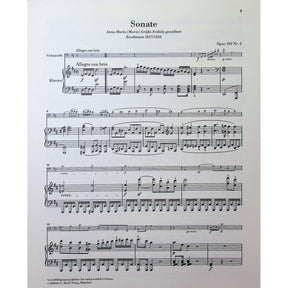 Beethoven, van Ludwig - Sonata in D major op. 102 no. 2 for Piano and Violoncello - Edited by Dufner - G. Henle Verlag