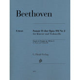 Beethoven, van Ludwig - Sonata in D major op. 102 no. 2 for Piano and Violoncello - Edited by Dufner - G. Henle Verlag