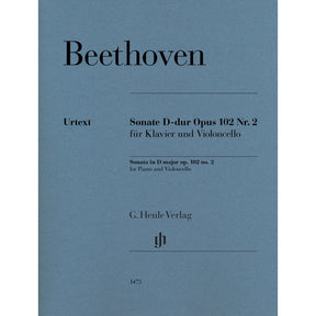 Beethoven, van Ludwig - Sonata in D major op. 102 no. 2 for Piano and Violoncello - Edited by Dufner - G. Henle Verlag