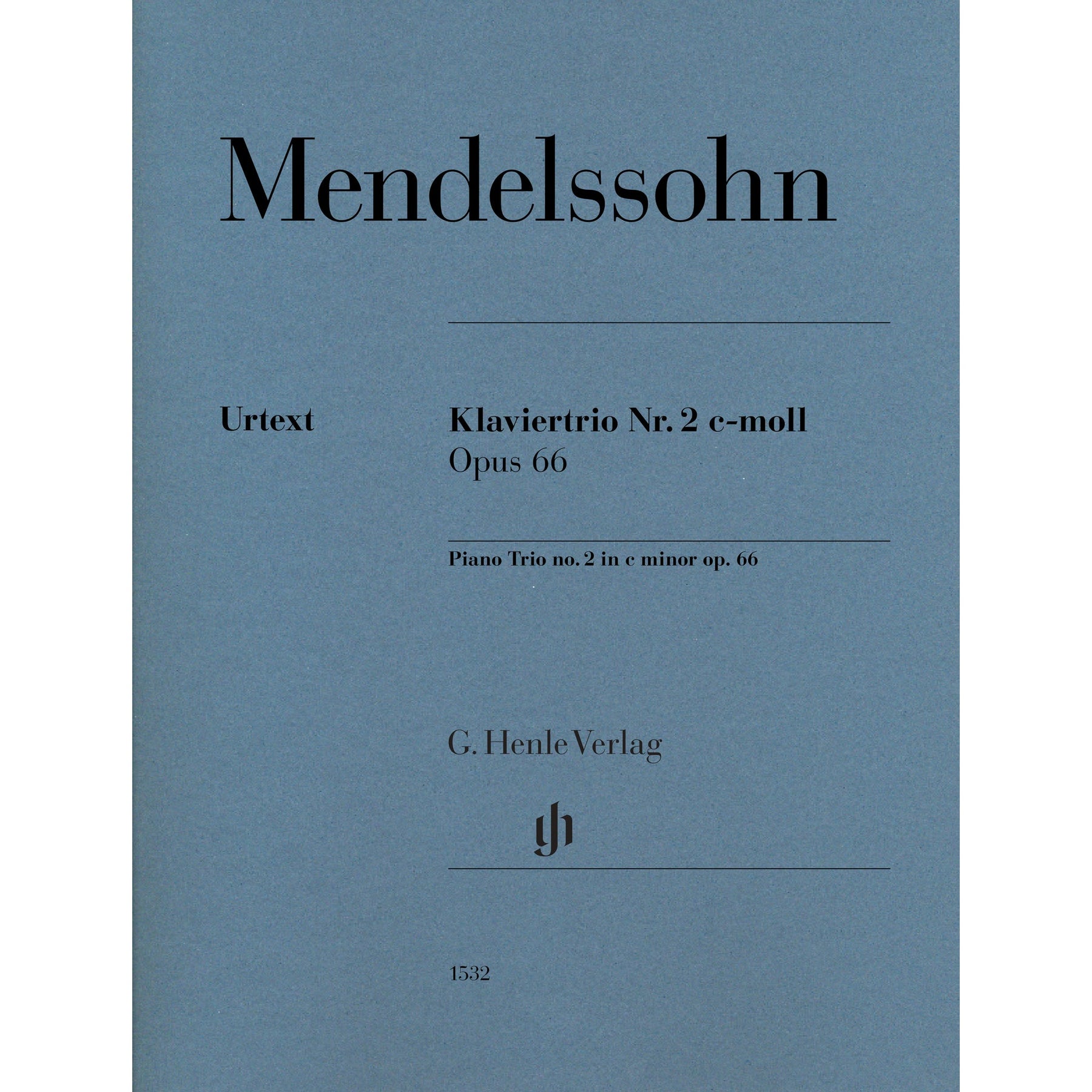 Mendelssohn, Felix - Piano Trio no. 1 in d minor op. 49 -Edited by Herttrich - G. Henle Verlag