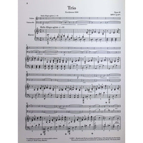 Mendelssohn, Felix - Piano Trio no. 1 in d minor op. 49 -Edited by Herttrich - G. Henle Verlag