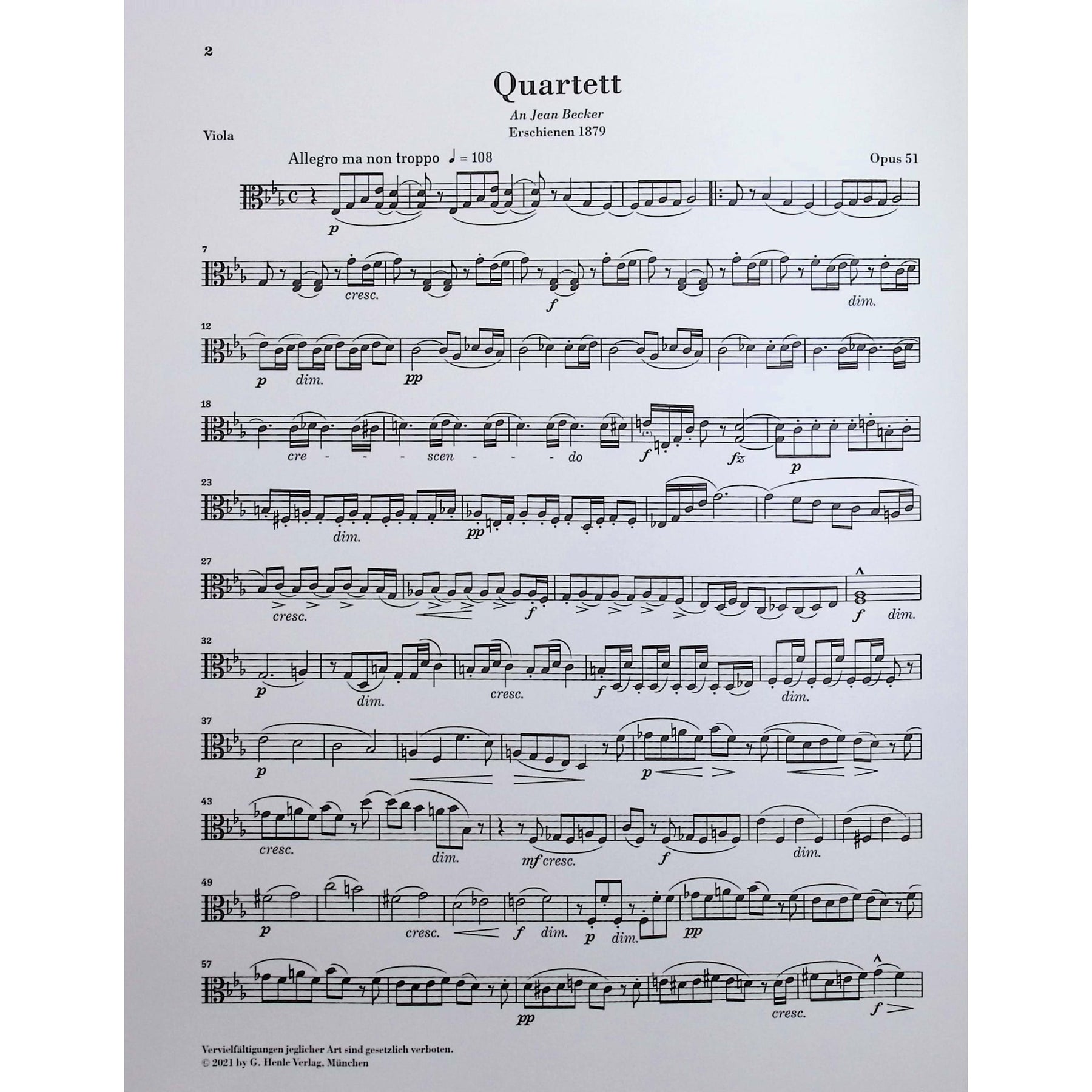 Dvorak, Antonin - String Quartet in Eb major - Edited by Jost - G. Henle Verlag