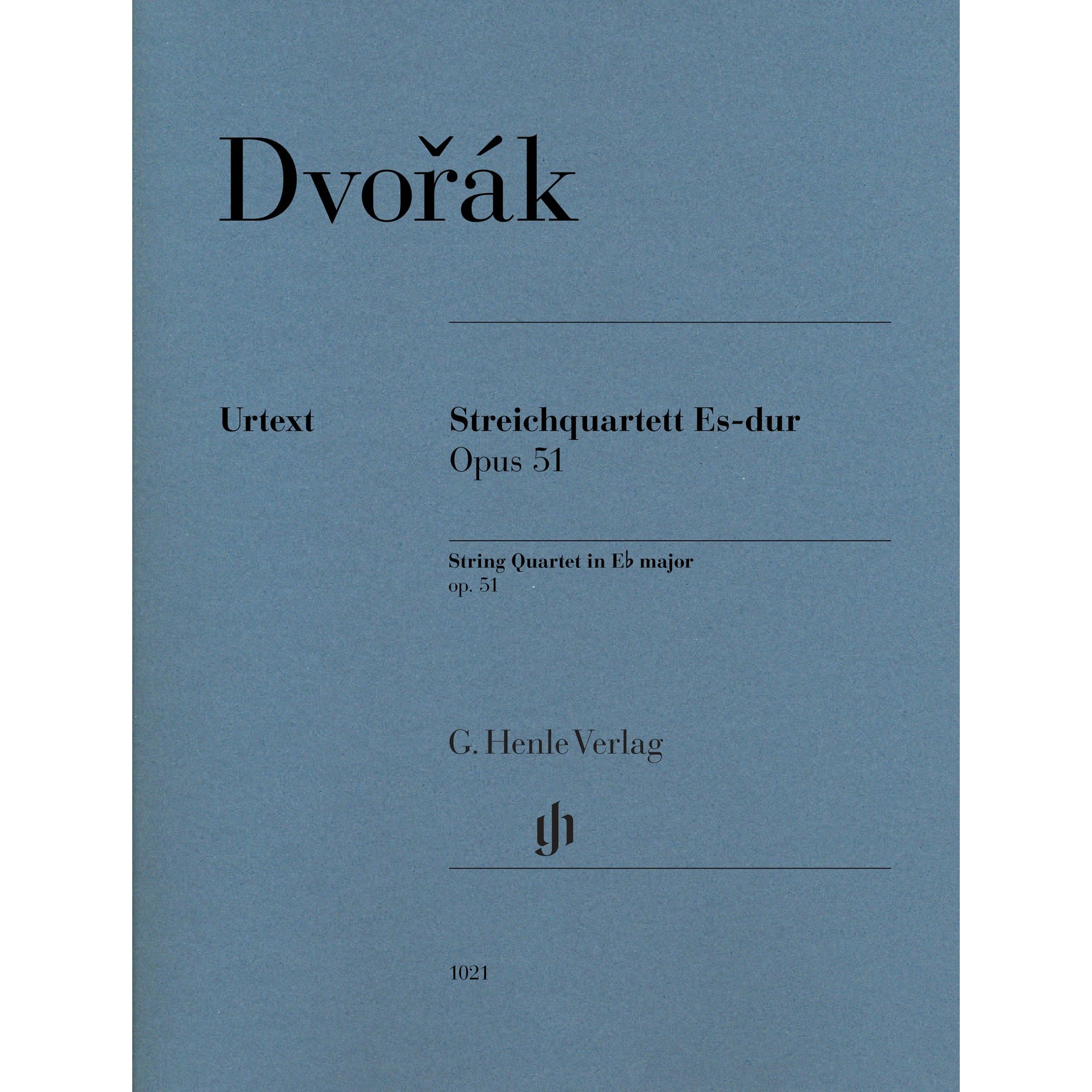 Dvorak, Antonin - String Quartet in Eb major - Edited by Jost - G. Henle Verlag