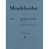 Mendelssohn, Felix - Piano Trio no. 2 in c minor op. 66 - Edited by Herttrich - G. Henle Verlag