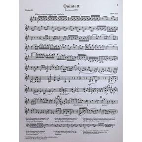 Brahms, Johannes - String Quintet no. 2 - Edited by Kirsch - G. Henle Verlag