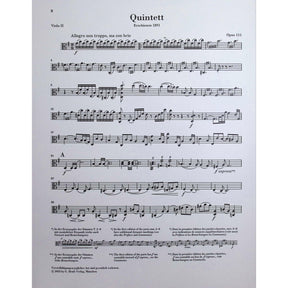 Brahms, Johannes - String Quintet no. 2 - Edited by Kirsch - G. Henle Verlag
