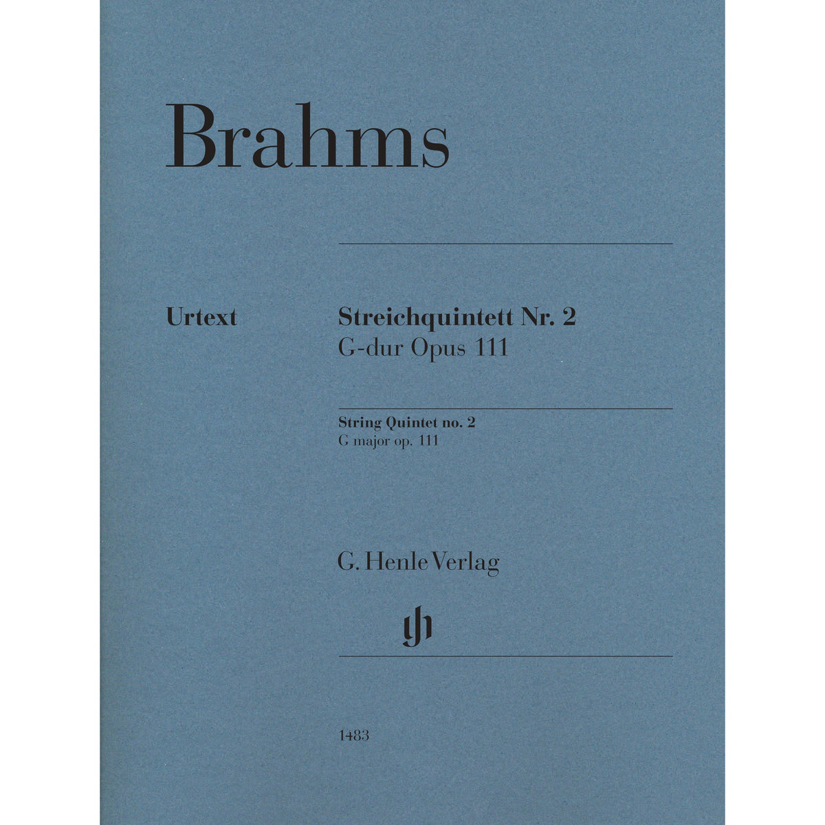 Brahms, Johannes - String Quintet no. 2 - Edited by Kirsch - G. Henle Verlag
