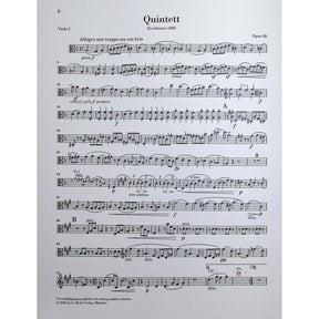 Brahms, Johannes - String Quintet no. 1 - Edited by Kirsch - G. Henle Verlag
