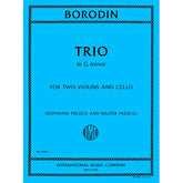 Borodin, Alexander - Trio in G minor - Two Violin and Cello - Edited by Preucil/ Preucil - International Music Co.