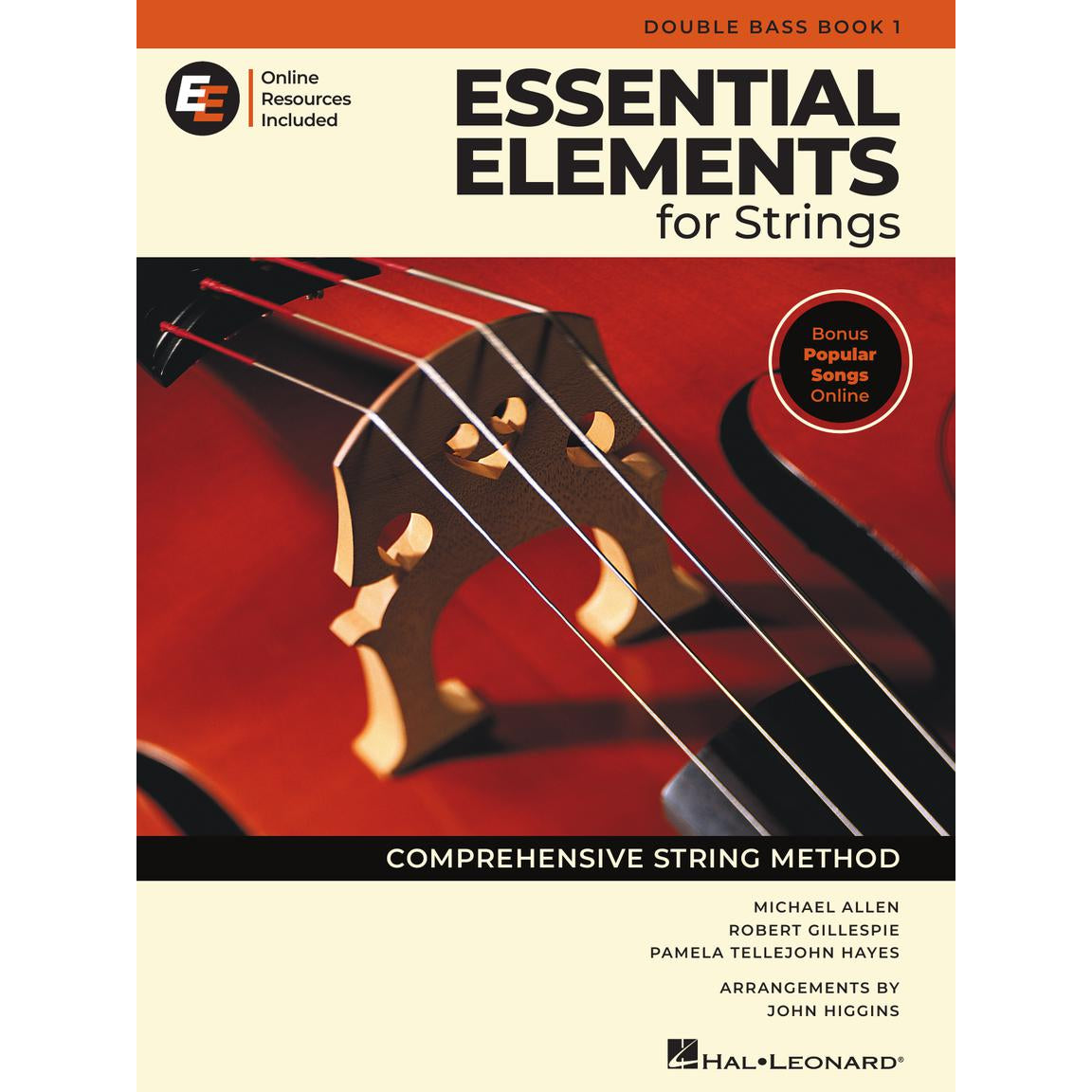 Hal Leonard Essential Elements for Strings, Book 1 - Bass - Allen/Gillespie/Hayes (ed. 2025)