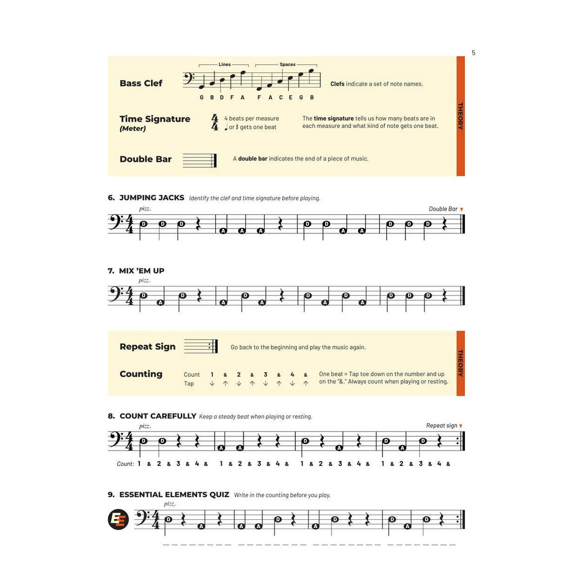 Hal Leonard Essential Elements for Strings, Book 1 - Bass - Allen/Gillespie/Hayes (ed. 2025)