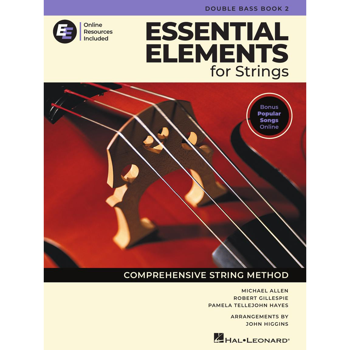 Hal Leonard Essential Elements for Strings, Book 2 - Bass - Allen/Gillespie/Hayes (ed. 2025)