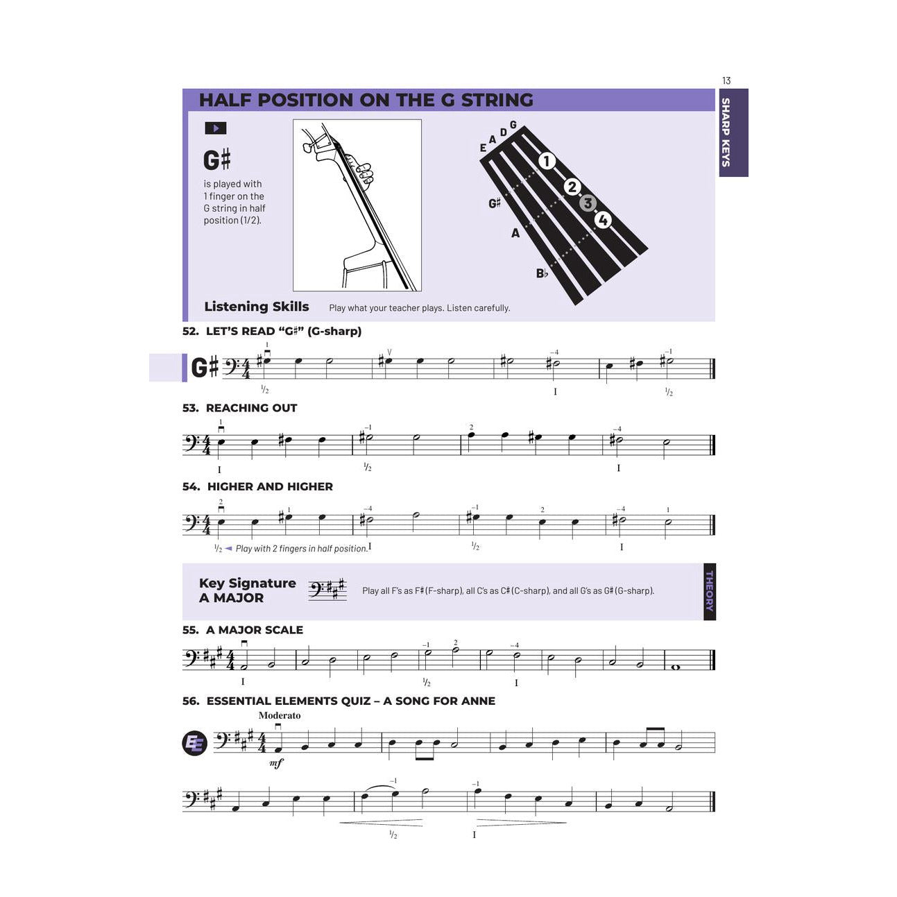 Hal Leonard Essential Elements for Strings, Book 2 - Bass - Allen/Gillespie/Hayes (ed. 2025)