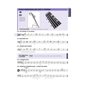 Hal Leonard Essential Elements for Strings, Book 2 - Bass - Allen/Gillespie/Hayes (ed. 2025)