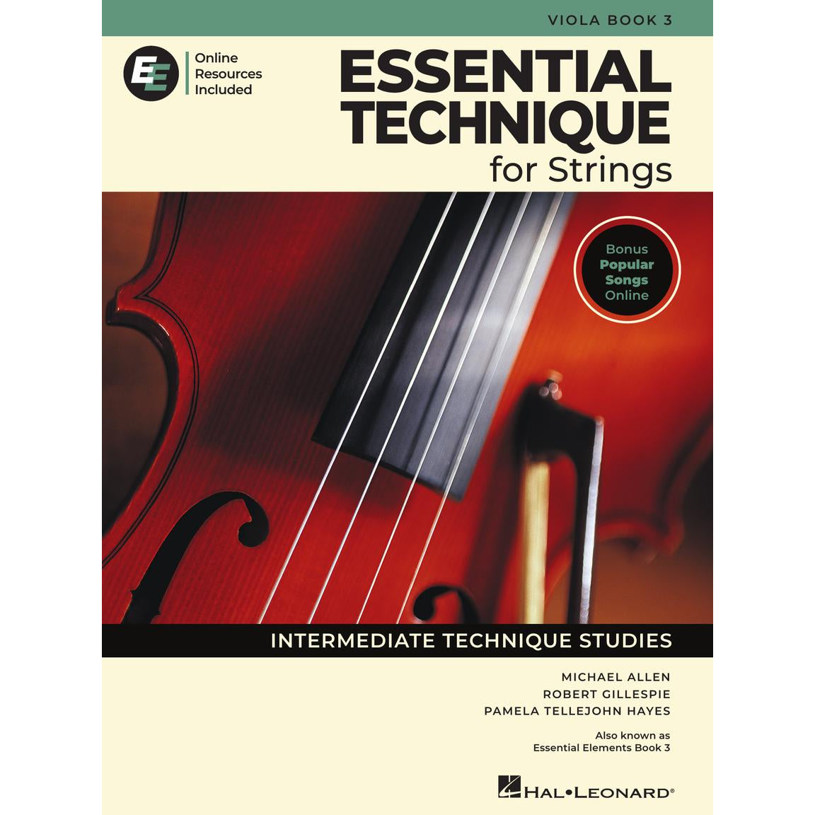 Hal Leonard Essential Elements for Strings, Book 3 - Viola - Allen/Gillespie/Hayes (ed. 2025)