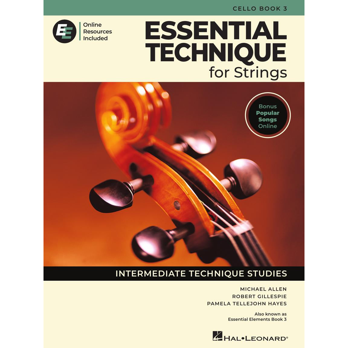 Hal Leonard Essential Elements for Strings, Book 3 - Cello - Allen/Gillespie/Hayes (ed. 2025)