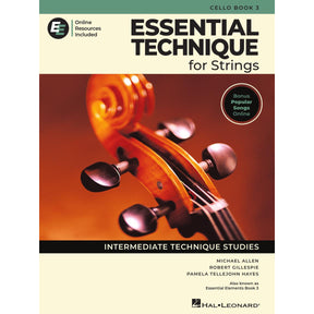 Hal Leonard Essential Elements for Strings, Book 3 - Cello - Allen/Gillespie/Hayes (ed. 2025)