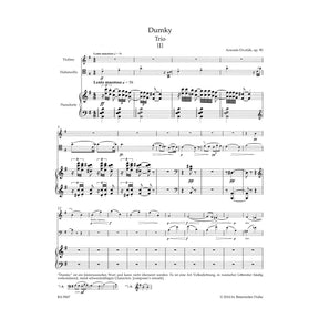 Dvorak - Dumky Op. 90, e minor for Vn, Clo, Pno