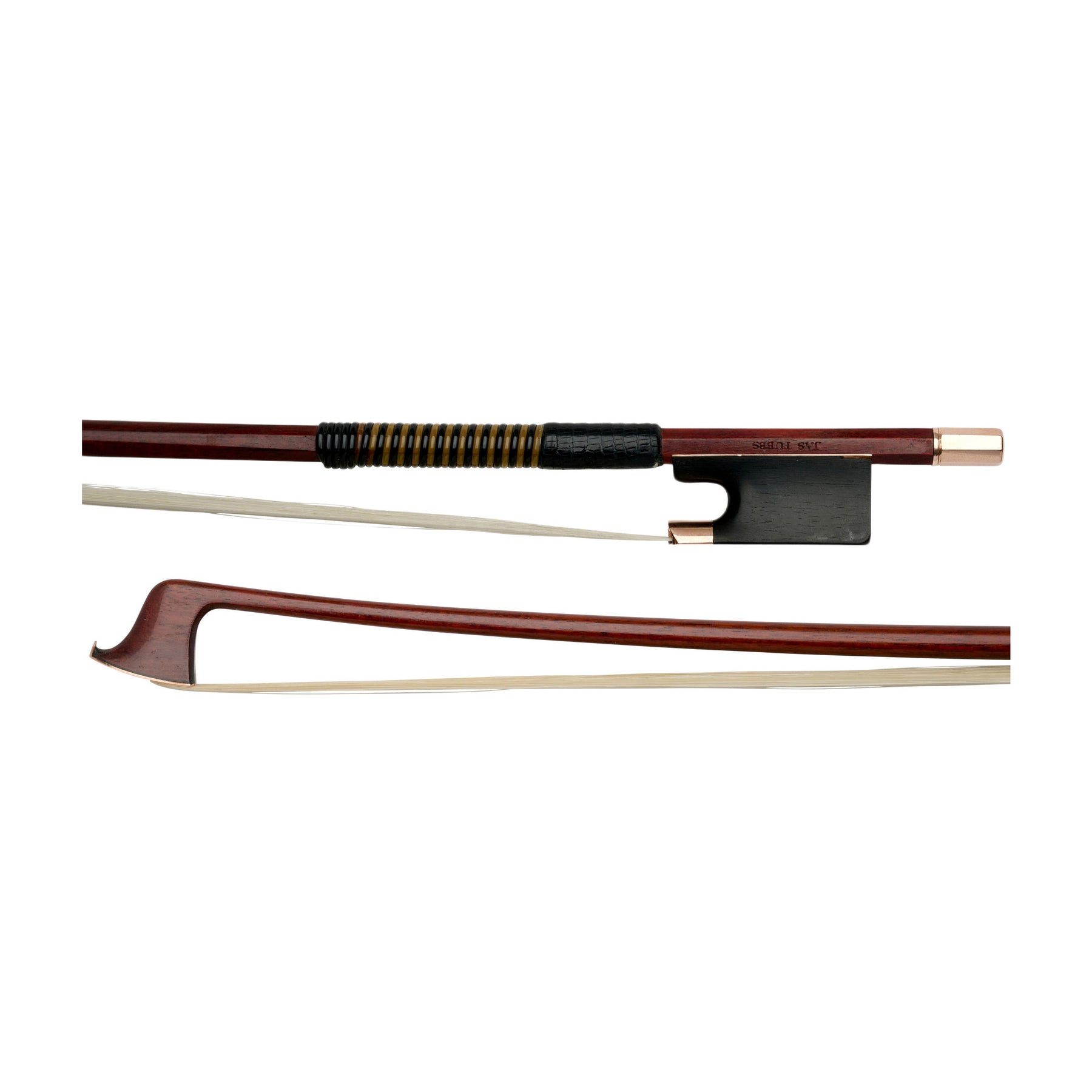James Tubbs Replica Violin Bow, Ebony/Gold