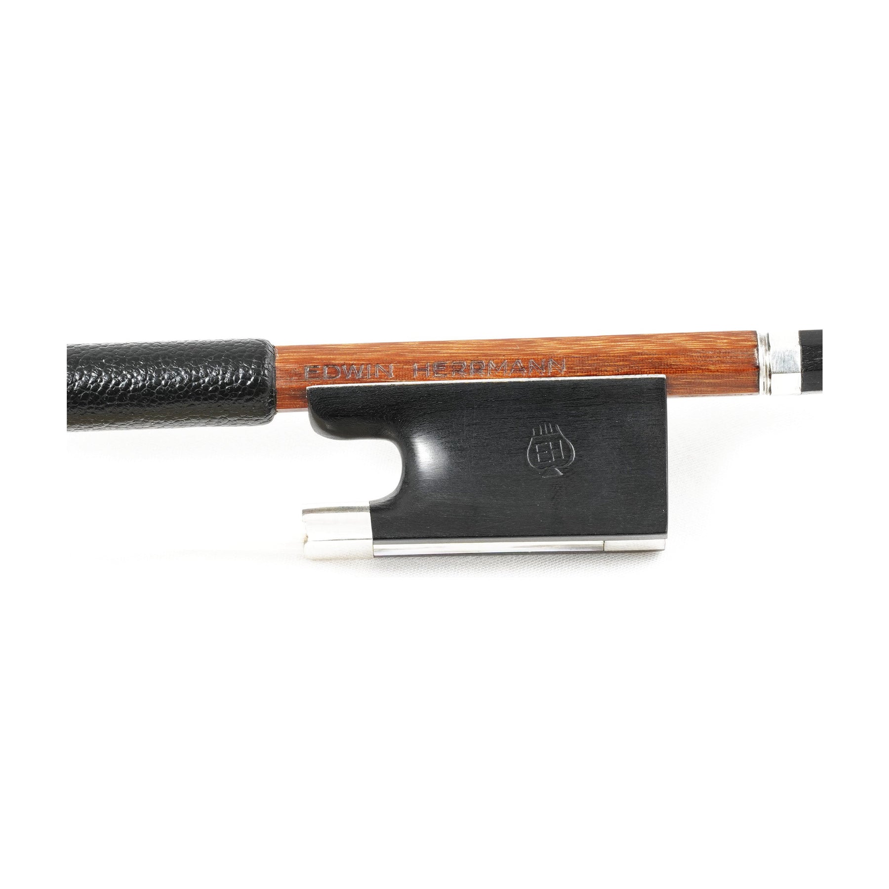 Edwin Herrmann Violin Bow, Germany, Ebony/Silver