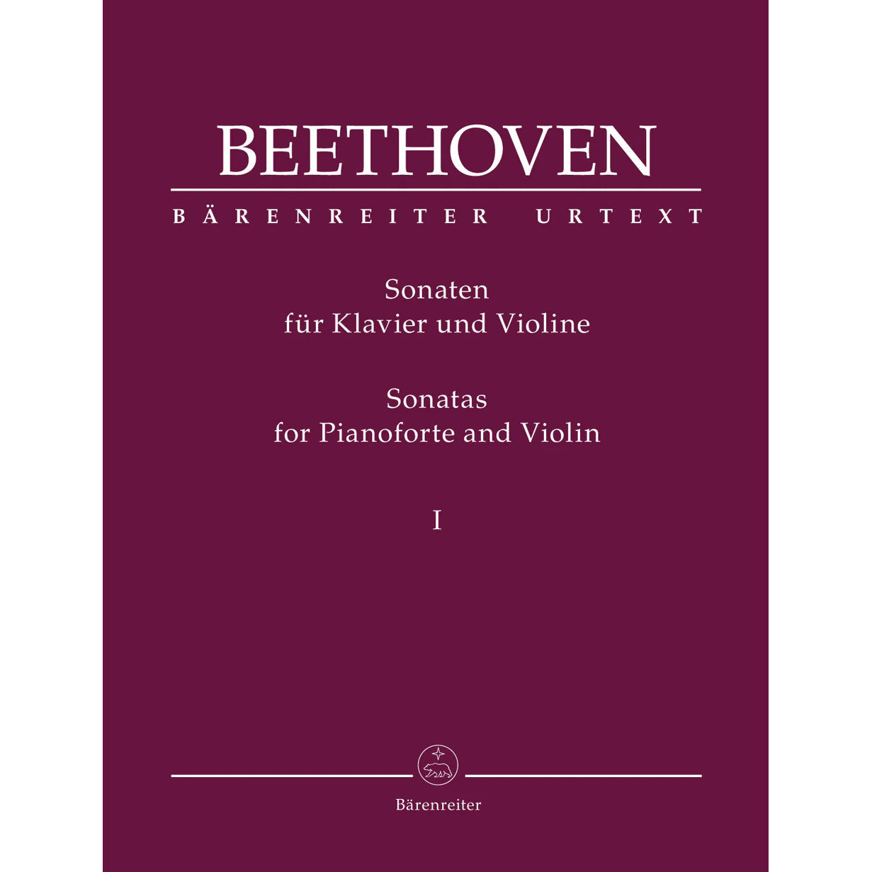 Beethoven - Sonatas for Violin and Piano Vol 1