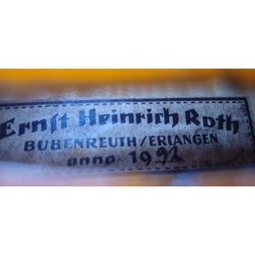 E.H. Roth Violin, Bubenreuth-Erlangen, 1992