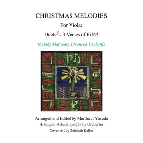 Yasuda, Martha - Christmas Melodies For Viola: Duets Cubed (Advanced) - Digital Download