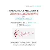 Yasuda, Martha - Harmonious Melodies, Versatile Arrangements for Two Violins and Cello, Volume I - Digital Download
