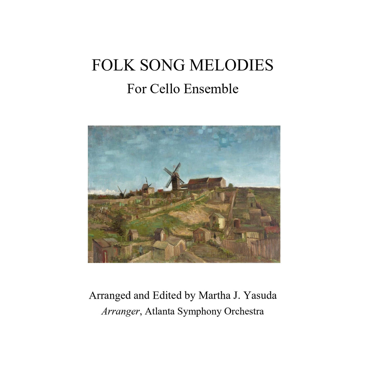 Yasuda, Martha - Folk Song Melodies For Cello Ensemble - Digital Download
