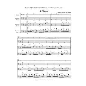 Yasuda, Martha - Folk Song Melodies For Cello Ensemble - Digital Download