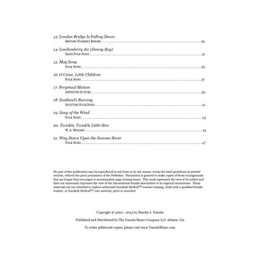 Yasuda, Martha - Folk Song Melodies For Cello Ensemble - Digital Download