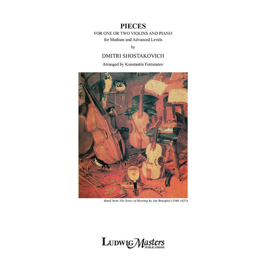 Shostakovich, Dmitri - Pieces for One or Two Violins and Piano - arranged by K Fortunatow - Ludwig Masters