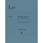 Lee, Sebastian - 40 Etudes for Cello, Op. 31 - Cello Solo - edited by Annette Oppermann - G. Henle Verlag URTEXT