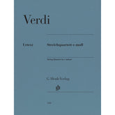 Verdi, Giuseppe - String Quartet in E Minor - String Quartet Parts - edited by Ansel Gerhard - G. Henle Verlag URTEXT