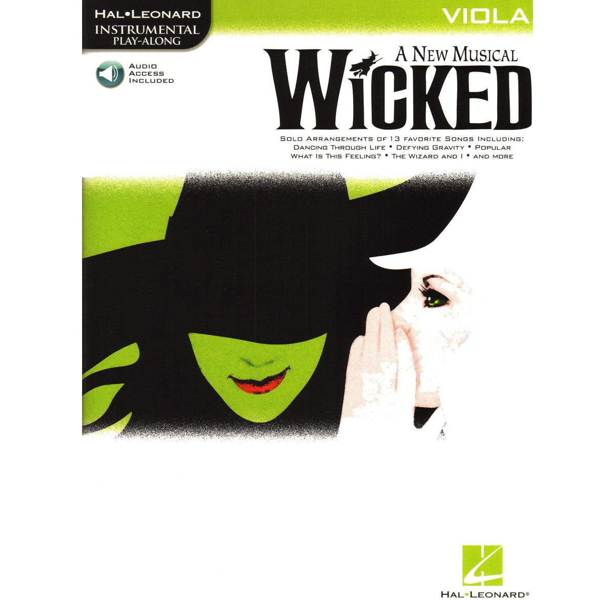 Wicked - 13 Songs from the Musical - for Viola with Audio Accompaniment - Hal Leonard Instrumental Play-Along