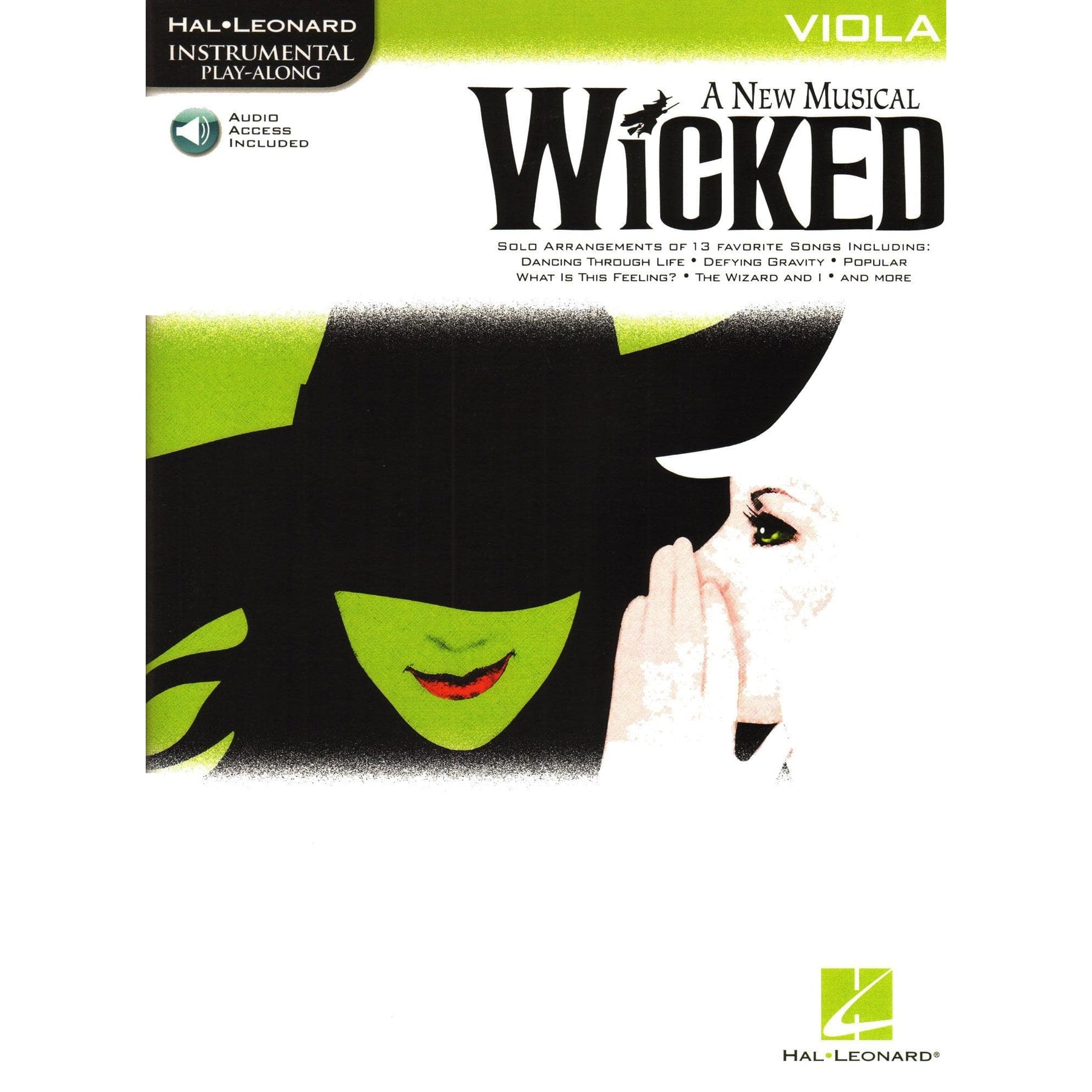 Wicked - 13 Songs from the Musical - for Viola with Audio Accompaniment - Hal Leonard Instrumental Play-Along