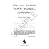 Paganini, Niccolò - La Campanella and Moto Perpetuo - Violin and Piano - edited by Endre Granat - Lauren Keiser Music Publishing