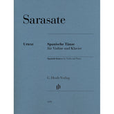 Cover of Sarasate's Spanish Dances, Op. 21-23+26, for violin and piano, Henle Edition
