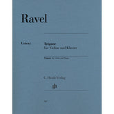 Cover of Ravel's Tzigane, Gypsy Airs, for violin and piano, Henle Edition