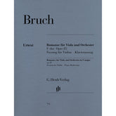 Cover of Bruch's Romance in F Major, Op. 85, for violin and piano, Henle Edition