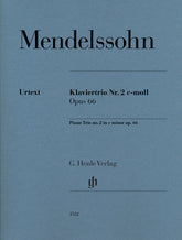 Mendelssohn, Felix - Piano Trio no. 2 in c minor op. 66 - Edited by Herttrich - G. Henle Verlag