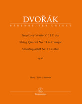 Dvořák, Antonín - String Quartet No. 11 in C Major, Op. 61 - edited by Schick - Barenreiter Urtext