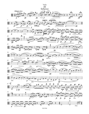 Dvořák, Antonín - String Quartet No. 11 in C Major, Op. 61 - edited by Schick - Barenreiter Urtext